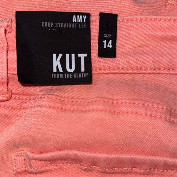 Amy Crop Straight Leg KUT FROM THE CLOTH- Brand New With Tags - Picture 5 of 7